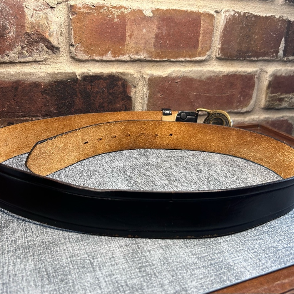 Vintage Tech Ether Solid Brass Ship Buckle With L… - image 5